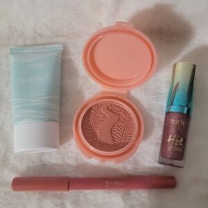 Tarte Bundle With Captivating Blush, Primer, Gloss And Nude Lip Liner